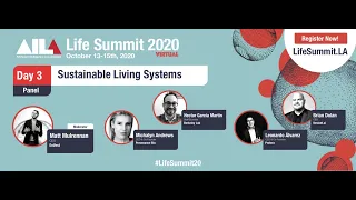 Sustainable Living Systems | AI LA Life Summit 2020