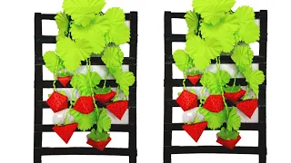 paper strawberry wallhanging. how to make paper strawberry|| paper strawberry wallmate