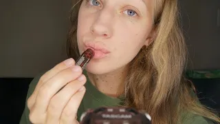 ASMR- Chapstick Application /Sticky Mouth sounds