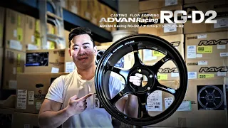 ADVAN RACING - RG-D2 - Everything You Need to Know. Yokohama Wheel 18x9.5 +35 - Semi Gloss Black