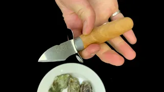 Нож для устриц с деревянной ручкой