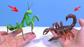 GiANT MANTIS vs. SCORPION - Making with Clay