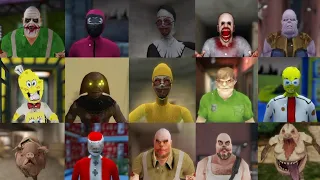 Mr Meat Vs Squid Grandpa Vs Evil Nun Vs Mr Meat 2 Vs Santa Grandpa Vs Ice Scream 4 Vs Death Park +