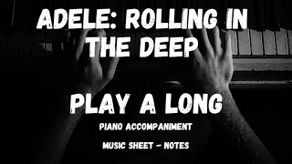 Adele - Rolling in the Deep - PLAY A LONG / ACCOMPANIMENT / KARAOKE - Tom Sax Cover