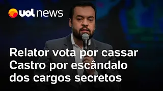 Relator vota por cassar Cláudio Castro por escândalo dos cargos secretos