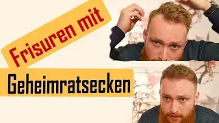 Wie meine Geheimratsecken Frisuren Männern helfen können! Geheimratsecken kaschieren