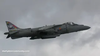 (4K) RIAT 2023. Powerful Harrier Display. Spanish Navy AV-8B. Armada Española. 9ª Escuadrilla.