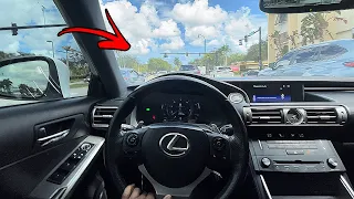 DRIVING A 400HP LEXUS IS THROUGH THE HOOD 🏚️🔫