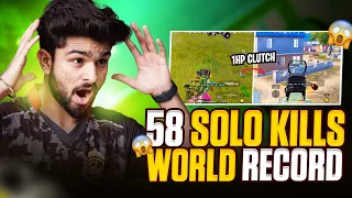 58 SOLO KILLS BY GODL LoLzZz | WORLD RECORD OR WHAT😉 | BGMI HIGHLIGHT