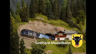 Gotthard Modellbahn: Zugverkehr am Gotthard in 1:87, Frühling 2022