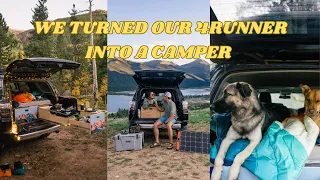 Transforming Our 4Runner into a Camper: The Ultimate Car Camping Setup Tour