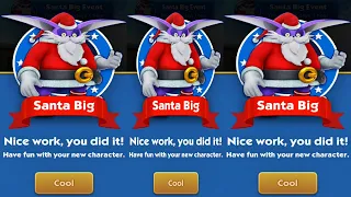 Sonic Dash Christmas Update - New Characters Santa Big Unlocked - Android Gameplay 2020