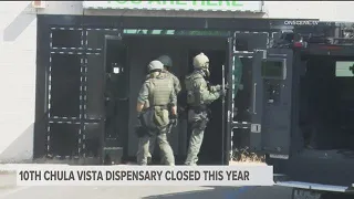 Police raid Chula Vista marijuana dispensary, arrest 3