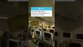 Terrifying aftermath of Singapore Airlines after falling out of the sky and emergency landed
