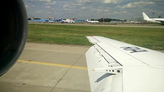 Landing at Moscow Domodedovo in an Izhavia Yak-42D