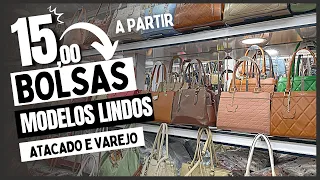 Brás - BOLSAS LINDAS Modelos para o Dia a Dia | A partir de R$ 15,00 | Atacado e Varejo #brás #bolsa