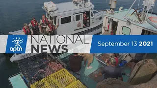 APTN National News September 13, 2021 – Mi’kmaw boat surrounded, Youth steals show at debate