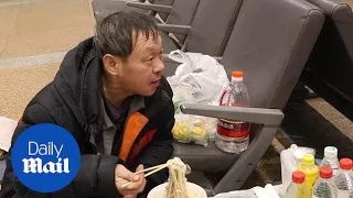 Chinese man has lived in the same airport terminal for 10 years - Daily Mail