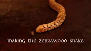 Making the Zebrawood Snake Puzzle