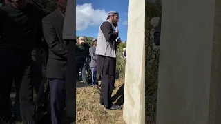 Проповедь на кладбище на кумыкском языке.