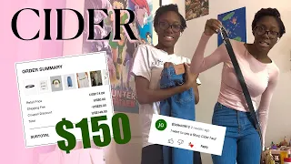 $150 CIDER HAUL 🍎 | tops, bottoms, dresses, & accessories!