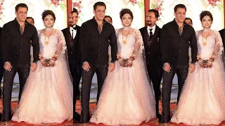 Salman Khan's Grand Entry at Aamir Khan's Daughter Ira Khan's grand Wedding with Nupur sikhare