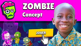 ces JEUNES ABONNÉS partent en ... dans ce concept MODE ZOMBIE sur Brawl Stars