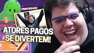 CASIMIRO JOGANDO FALL GUYS COM OS AMIGOS: A VITÓRIA DO POVO - PT 5 | Cortes do Casimito