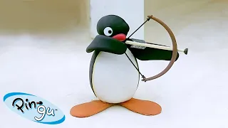 Pingu the Archer 🐧 | Pingu - Official Channel | Cartoons For Kids