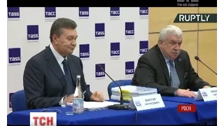 На своїй прес-конференції Янукович виправдовував "беркутівців"