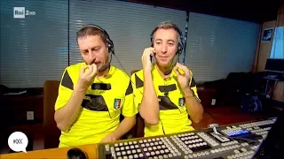 Luca e Paolo arbitri della VAR in Juventus-Fiorentina - Quelli che il calcio 24/09/2017