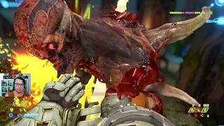 DOOM Eternal first Slayer Gate, completed first time on Ultra-Violence difficulty