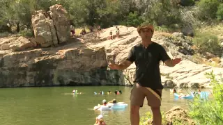 Devil's Waterhole Cliff Jumping - Inks Lake State Park 💦