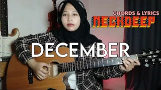 December - Neck Deep | Easy Guitar Chords with Lyrics | Guitar Play Along