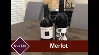 $3 Vs. $10 Merlot (Cheap Vs. Expensive Wine)