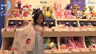 Kid's Toy Channel: Cute Stuffed Toys! Build-A-Bear Workshop Visit. Dory, Nemo, Star Wars, etc...