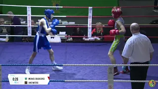 2024 National BG2 Championship: 54kg Michael Dolgilevics (Sacre Coeur) v Jake Waters (Fr Horgans)