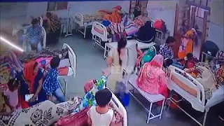 सहारनपुर : अस्पताल से बच्चा चोरी कर भाग रही महिला पकड़ी गई, घटना सीसीटीवी में कैद