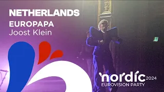 🇳🇱 Joost Klein - Europapa (The Netherlands 2024) I Nordic Eurovision Party 2024