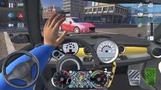 MINI CAR UBER DRIVER 🚖😂 City Car Driving Games Android iOS - Taxi Sim 2020 Gameplay