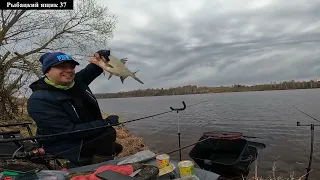 Рыбалка на Волге ! наконец то мы их дождались !!! Лещ на фидер в апреле г. Углич .