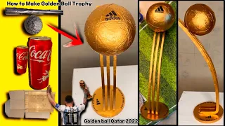 How to make the FIFA World Cup tournament best player golden ball award #goldenball #fifa #qatar2022