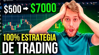 COMIENCE: $500 GANE: $7,000 | 100% ESTRATEGIA DE TRADING LOCO PARA OPCIONES BINARIAS - Quotex