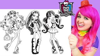 Coloring Monster High Characters