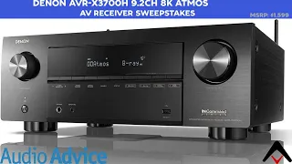 Win a Brand NEW Denon AVR-X3700H 9.2CH 8K Atmos AV Receiver!