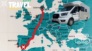 Danmark til syd Spanien i autocamper