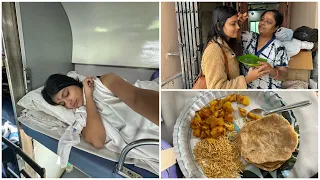 Solo train journey 🥺💕 || Train ka Khana acha nahi hai || kolkata || alkagarwal