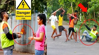 Electric Shock Prank on Girls 😲😲Part-1 | PrankBuzz