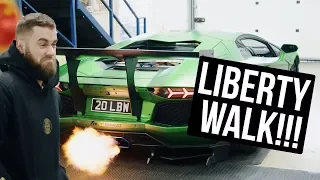 £450,000 Liberty Walk Aventador Nearly Burnt My Face Off