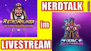 NERDTALK im LIVESTREAM mit ZODACS ZEITTRESOR | Der Pop Culture Talk | Toys | Filme | 80er